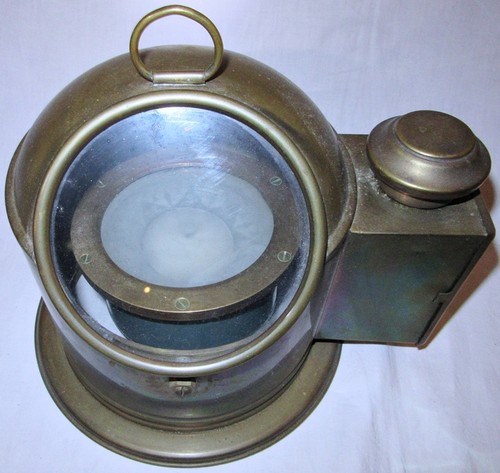 Antik schiffs kompass messing - antik, schiffs-kompass
