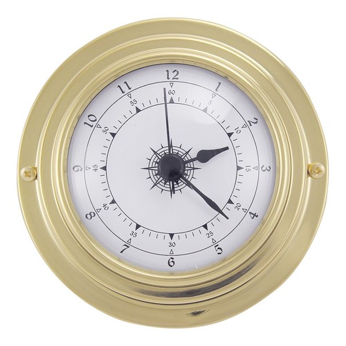 Uhr nautik aus messing cm - messing, 3