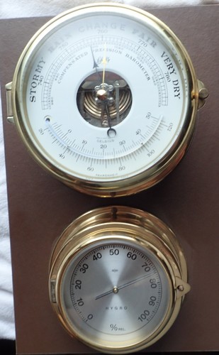 Maritime wetterstation messing - wetterstation,