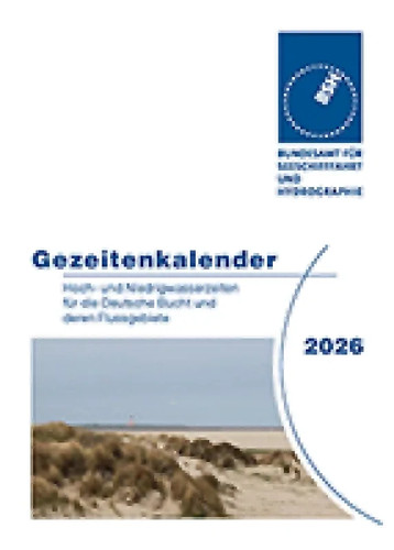 Gezeitenkalender 2026 bsh - gezeitenkalender,