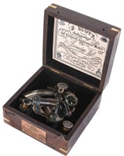 Maritim Kompass Antik Holzbox