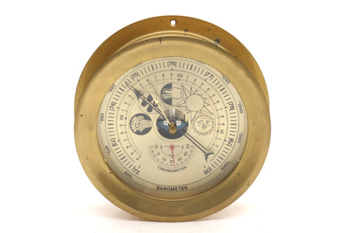 Schiffsuhr wanduhr uhr messing - schiffsuhr,
